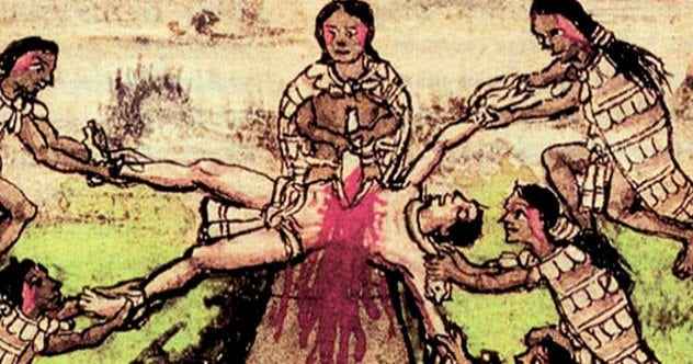 10 Schrecken des aztekischen rituellen Menschenopferes